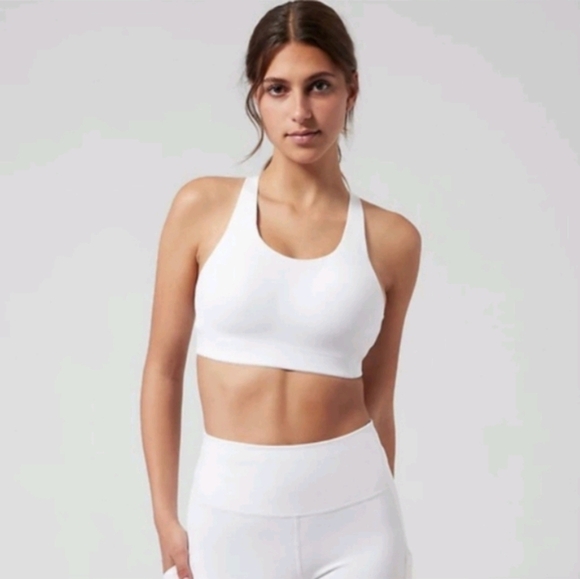 Athleta Advanced Bra In White Sz 38 D - Picture 2 of 7